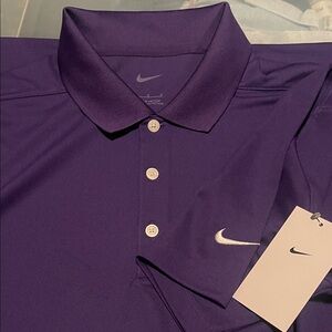 Nike Men's Deep Purple Polo Shirt